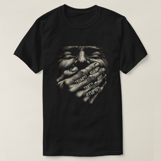 TRUMP WIEDER? T-Shirt (Design vorne)