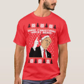 Trump wieder Weihnachtsgrün machen T-Shirt (Vorderseite)