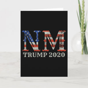 Trump Wiederwahl New Mexico T-Shirt Stolzer Wähler Karte