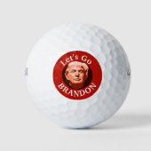 Trump will Brandon Golf Balls Golfball (Vorderseite)