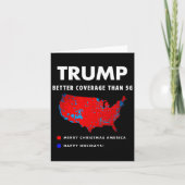 Trump will die Politik besser abdecken Karte (Vorderseite)