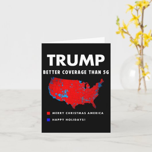 Trump will die Politik besser abdecken Karte (Gelbe Blume)