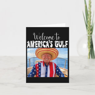 Trump willkommen beim amerikanischen Golf-Funny Tr Karte