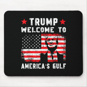 Trump willkommen im amerikanischen Golf-Funny Trum Mousepad