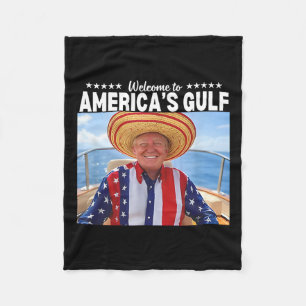 Trump Willkommen in Amerikas Golf 2  Fleecedecke