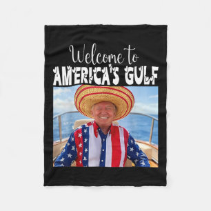 Trump Willkommen in Amerikas Golf Lustiger Trump 2 Fleecedecke