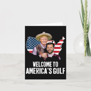 Trump willkommen in Amerikas Trump-Schwung am Golf Karte