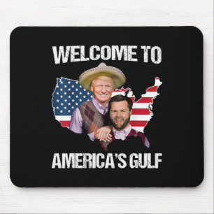 Trump willkommen in Amerikas Trump-Schwung am Golf Mousepad