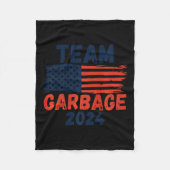 Trump Wir haben es Team Garbage Trump gewann wiede Fleecedecke (Vorderseite)