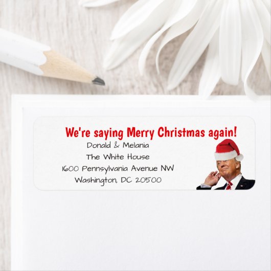 Trump: Wir sind wieder frohe Weihnachten Sprichwor (Insitu)