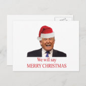 Trump: Wir werden frohe Weihnachten sagen (Vorne/Hinten)