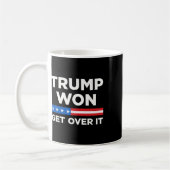 Trump wird 2024 überwinden, Donald Trump hat 2024  Kaffeetasse (Links)