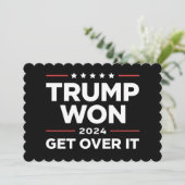 Trump wird 2024 überwinden einladung (Stehend Vorderseite)