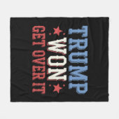 Trump wird 2024 überwinden fleecedecke (Vorderseite (Horizontal))