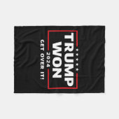 Trump wird 2024 überwinden fleecedecke (Vorderseite (Horizontal))