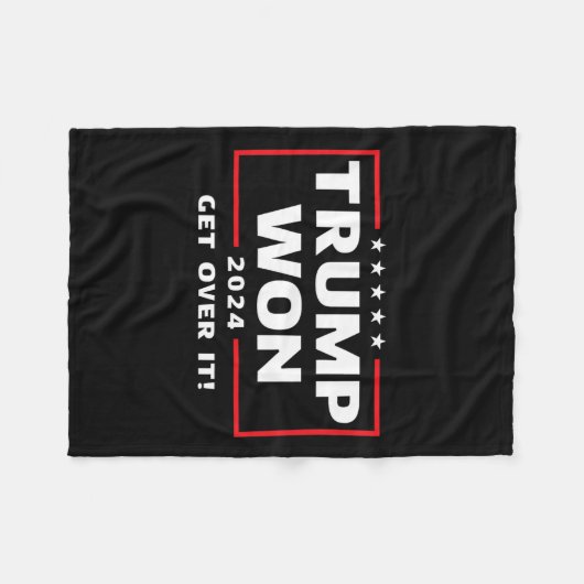 Trump wird 2024 überwinden fleecedecke (Vorderseite (Horizontal))