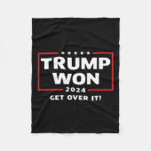 Trump wird 2024 überwinden fleecedecke (Vorderseite)