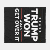 Trump wird 2024 überwinden fleecedecke (Vorderseite (Horizontal))