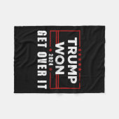 Trump wird 2024 überwinden fleecedecke (Vorderseite (Horizontal))