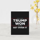 Trump wird 2024 überwinden karte (Gelbe Blume)