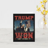 Trump wird 2024 überwinden karte (Gelbe Blume)
