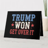 Trump wird 2024 überwinden karte (Vorderseite)