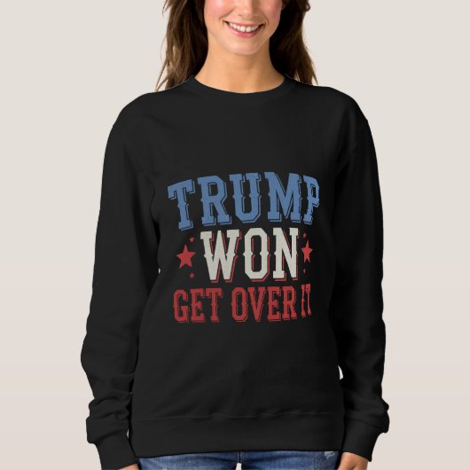 Trump wird 2024 überwinden sweatshirt (Vorderseite)
