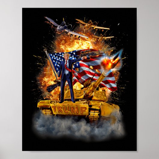 Trump wird 2025 überwinden poster (Vorne)