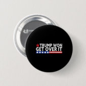 Trump wird die Fahne der USA von 2028 überwinden Button (Vorne & Hinten)