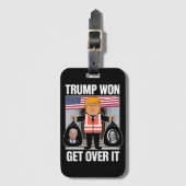 Trump wird die Wahl zum Maga-Won 2024 überstehen Gepäckanhänger (Vorderseite Vertikal)
