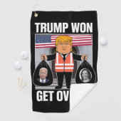 Trump wird die Wahl zum Maga-Won 2024 überstehen Golfhandtuch (Insitu)