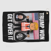 Trump wird die Wahl zum Maga-Won 2024 überstehen Golfhandtuch (Horizontal)