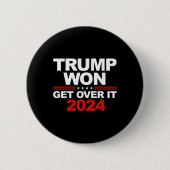 Trump wird es 2024 überwinden button (Vorderseite)