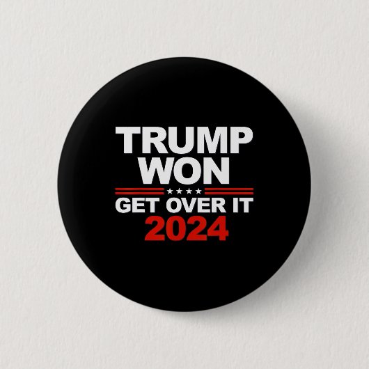 Trump wird es 2024 überwinden button (Vorderseite)