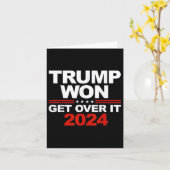 Trump wird es 2024 überwinden karte (Gelbe Blume)