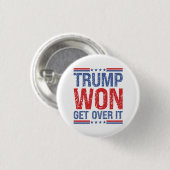 Trump wird es überwinden button (Vorne & Hinten)