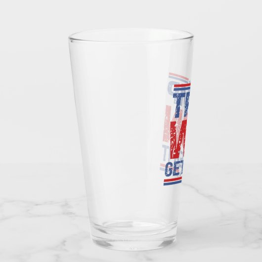 Trump wird es überwinden glas (Links)