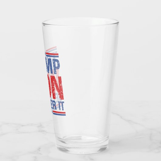 Trump wird es überwinden glas (Rechts)