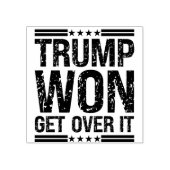 Trump wird es überwinden gummistempel (Prägung)