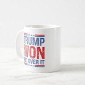 Trump wird es überwinden kaffeetasse (Vorderseite Links)