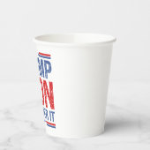 Trump wird es überwinden pappbecher (Links)