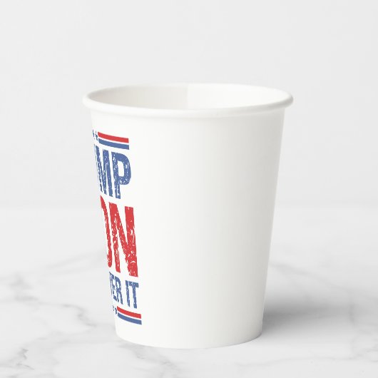 Trump wird es überwinden pappbecher (Links)