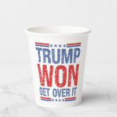 Trump wird es überwinden pappbecher (Vorderseite)