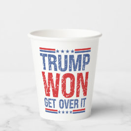 Trump wird es überwinden pappbecher