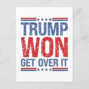 Trump wird es überwinden postkarte