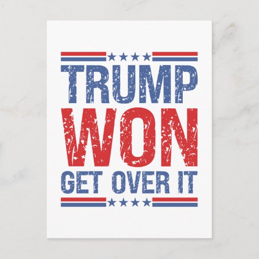 Trump wird es überwinden postkarte (Vorderseite)