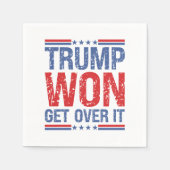 Trump wird es überwinden serviette (Vorderseite)