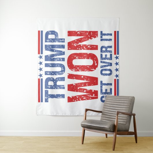 Trump wird es überwinden wandteppich (Beispiel)