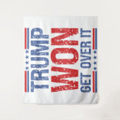 Trump wird es überwinden wandteppich (Vorderseite)