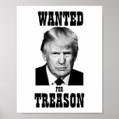 Trump Wollte Poster Treason (Vorne)